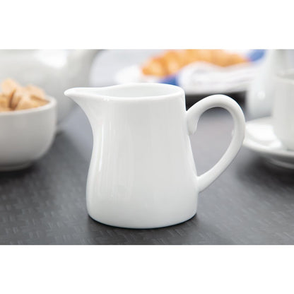 U821 Olympia Whiteware melkkannetjes met handvat 30,5cl (6 stuks)