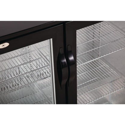 GL004 Polar G-serie 3-deurs barkoeling met klapdeuren zwart 330L