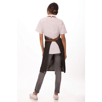 B720 Chef Works Urban Memphis halterschort zwart