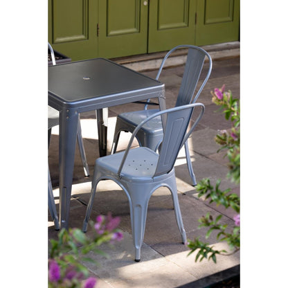 DM904 Bolero Bistro vierkante tafel grijs 66cm