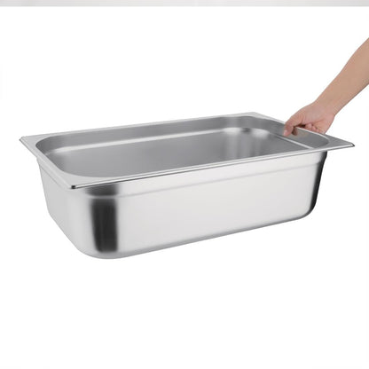 SA248 Vogue RVS 1/1 Gastronorm Bak Met Deksel