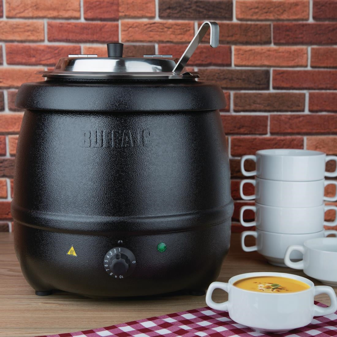 L715 Buffalo soepketel zwart 10L