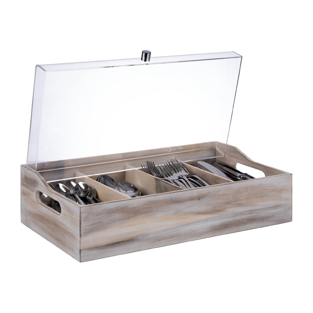 FT157 APS bestekbak met deksel 510 x 280mm vintage design