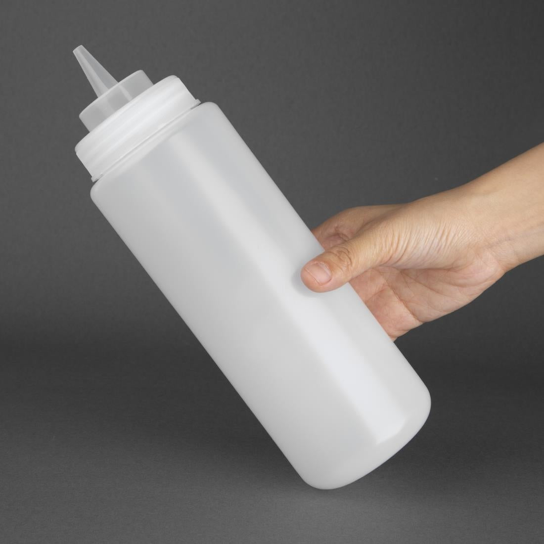 E093 Vogue portioneer knijpfles transparant 900ml