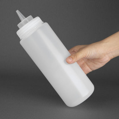 E093 Vogue portioneer knijpfles transparant 900ml