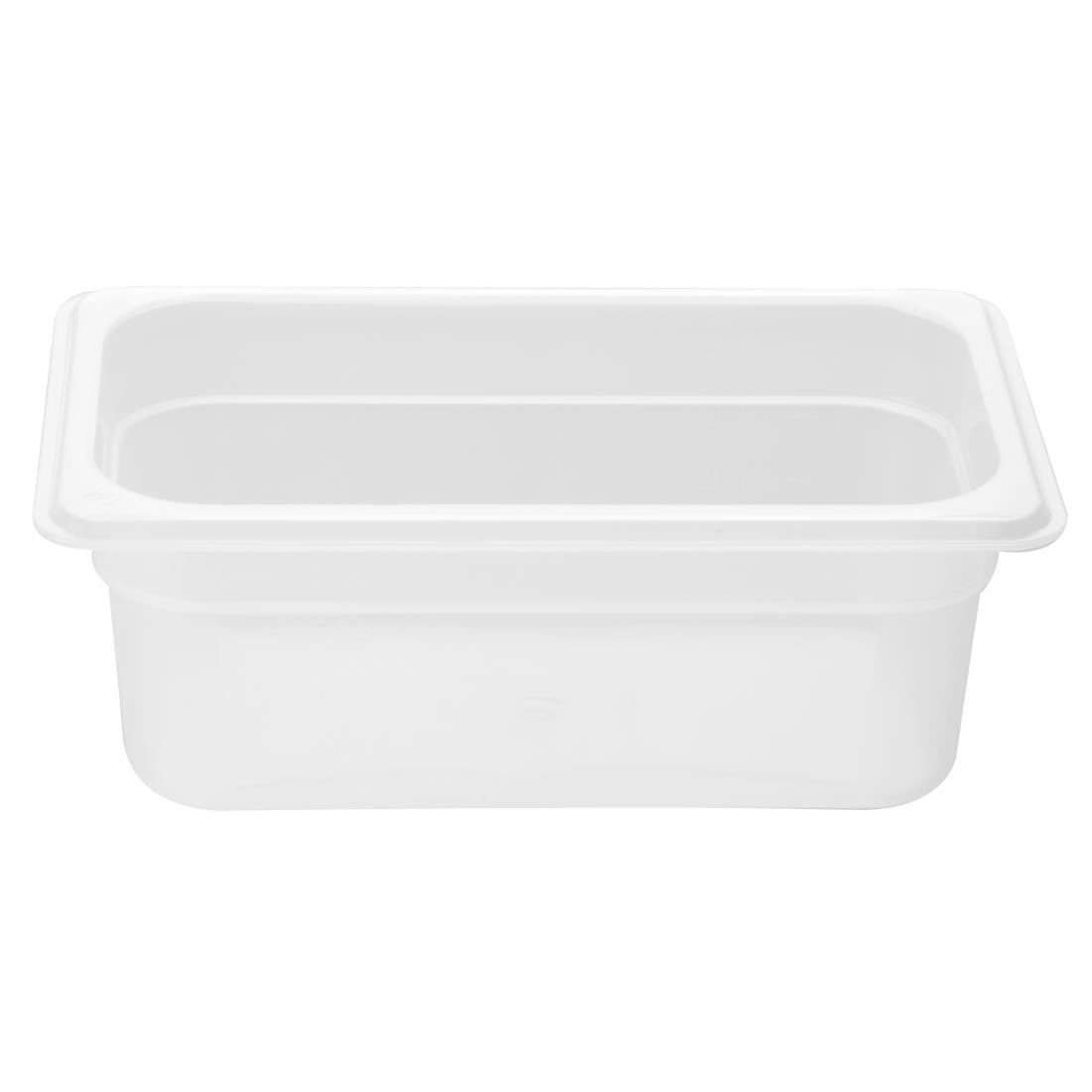 HZ342 Nisbets Essentials Polypropyleen 1/4 Gastronormbak 100mm