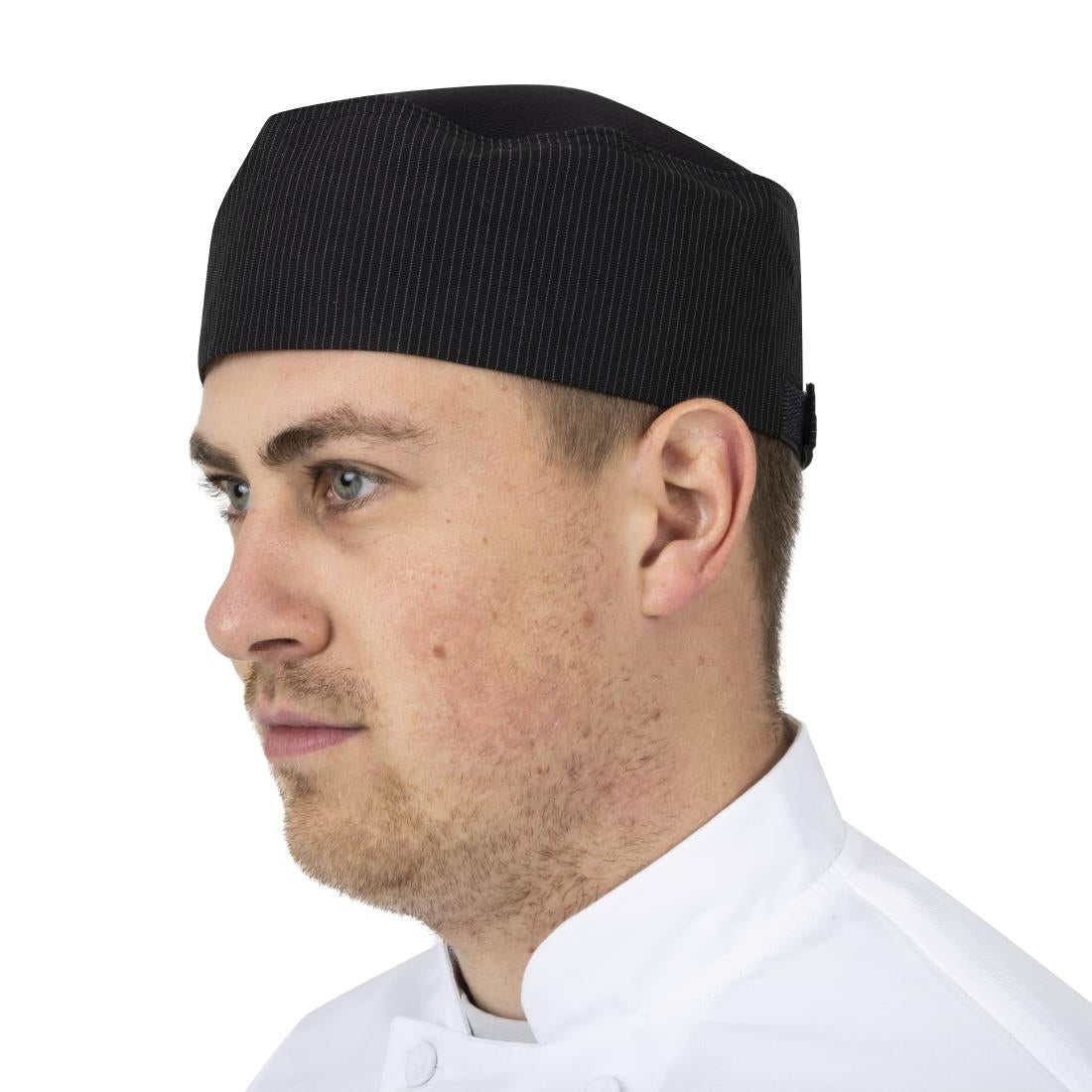 B228 Chef Works Cool Vent krijtstreep beanie