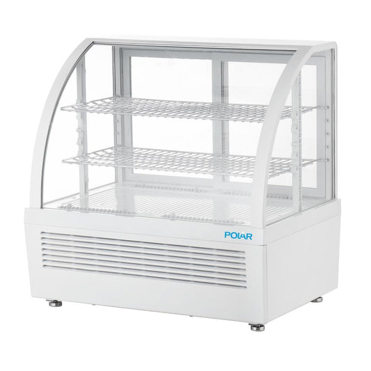 CU637 Polar C-Series Countertop Display Koelkast Wit 100Ltr
