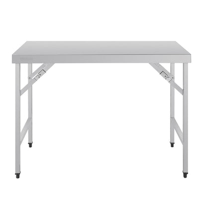 CB905 Vogue inklapbare RVS werktafel 120cm