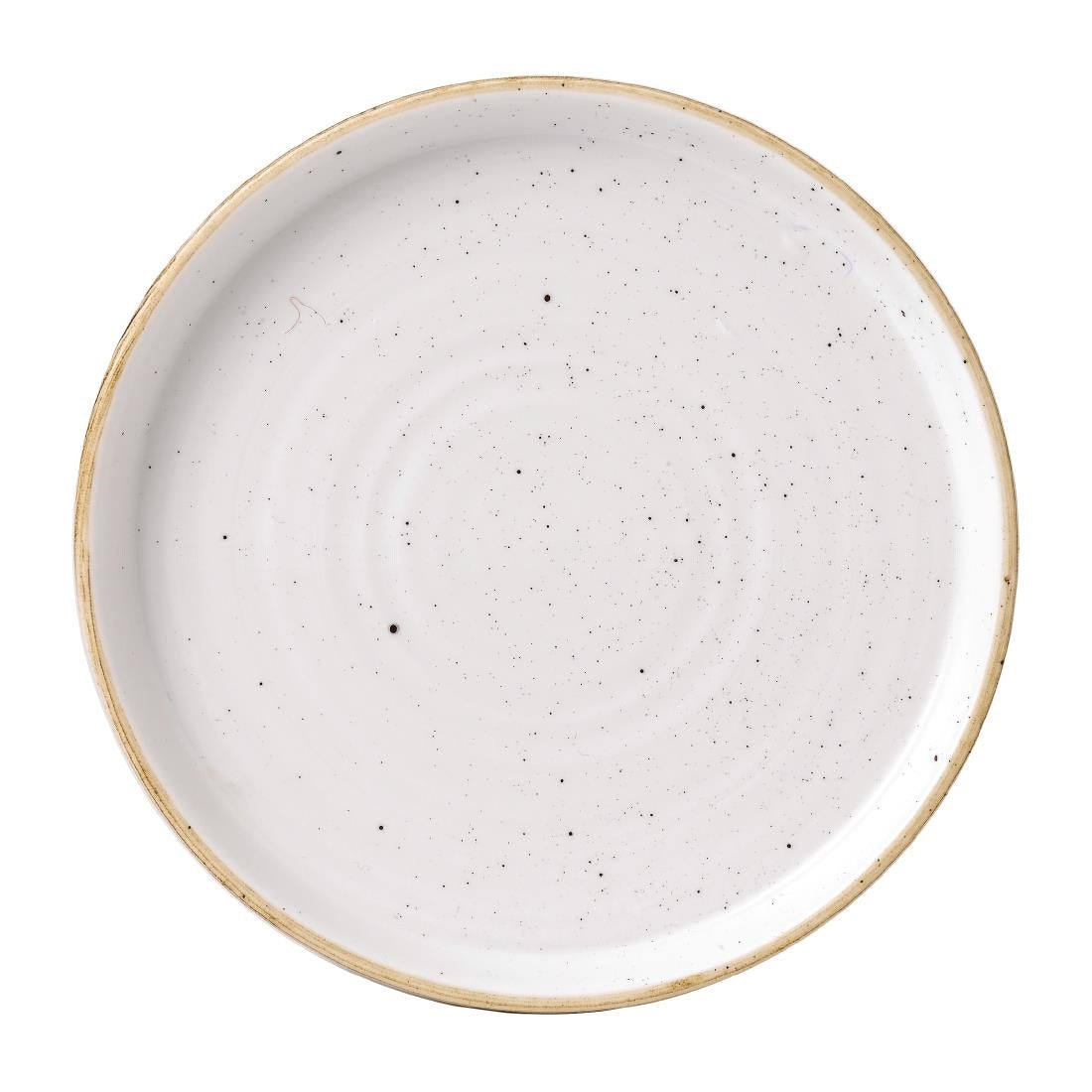 FJ917 Churchill Stonecast Barley White Bord Met Opstaande Rand 16cm (6 stuks)