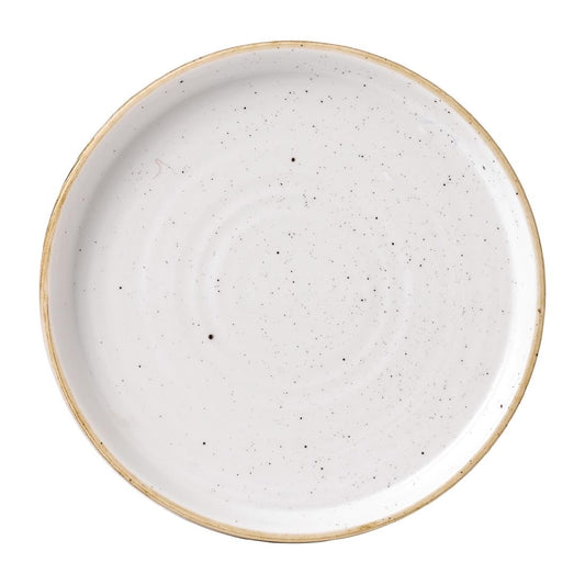 FJ917 Churchill Stonecast Barley White Bord Met Opstaande Rand 16cm (6 stuks)