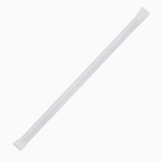 FP440 Fiesta Compostable composteerbare papieren rietjes 210mm zwart  Individueel verpakt (250 stuks)