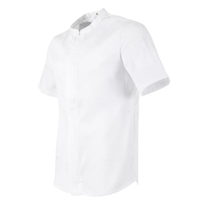 BA116-S Southside Harlem Koksjas Wit Korte Mouw Mesh Maat S