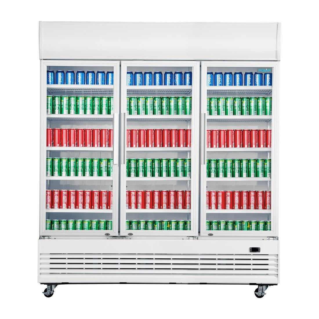 GE769 Polar G-serie driedeurs displaykoeling 1300L