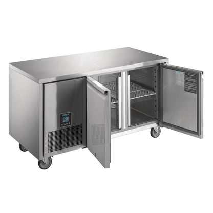 UA005 Polar U-serie premium tweedeurs koelwerkbank 267L