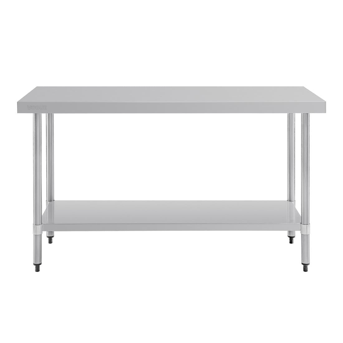 T377 Vogue RVS werktafel zonder achteropstand 90x150x60cm