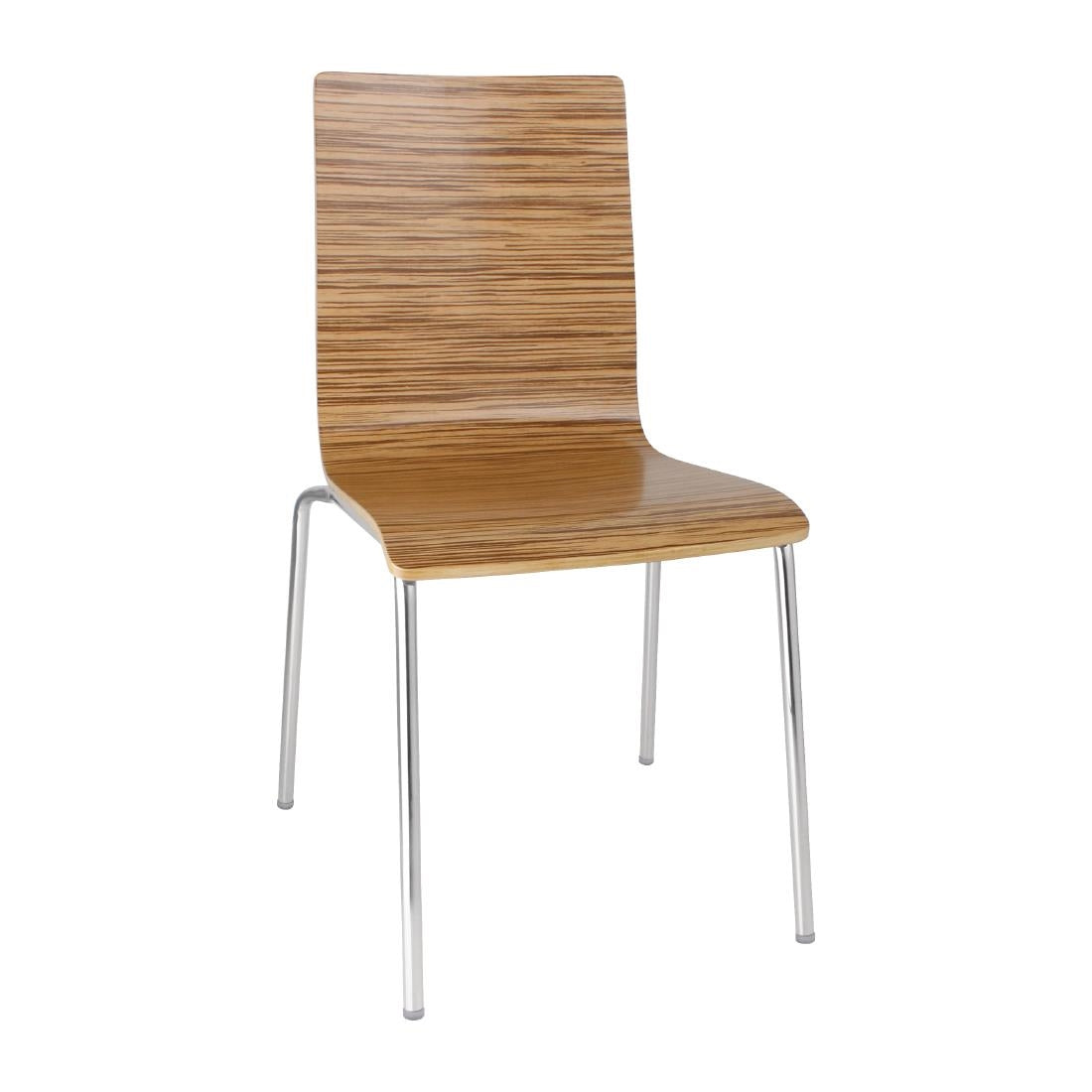 GR344 Bolero stoel met vierkante rug eiken - (4 stuks)