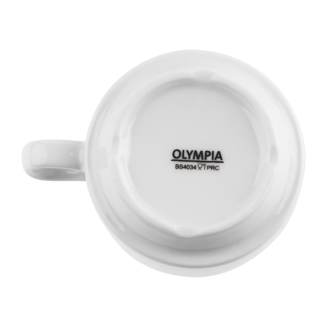 CB471 Olympia Whiteware stapelbare espressokopjes 8,5cl (12 stuks)