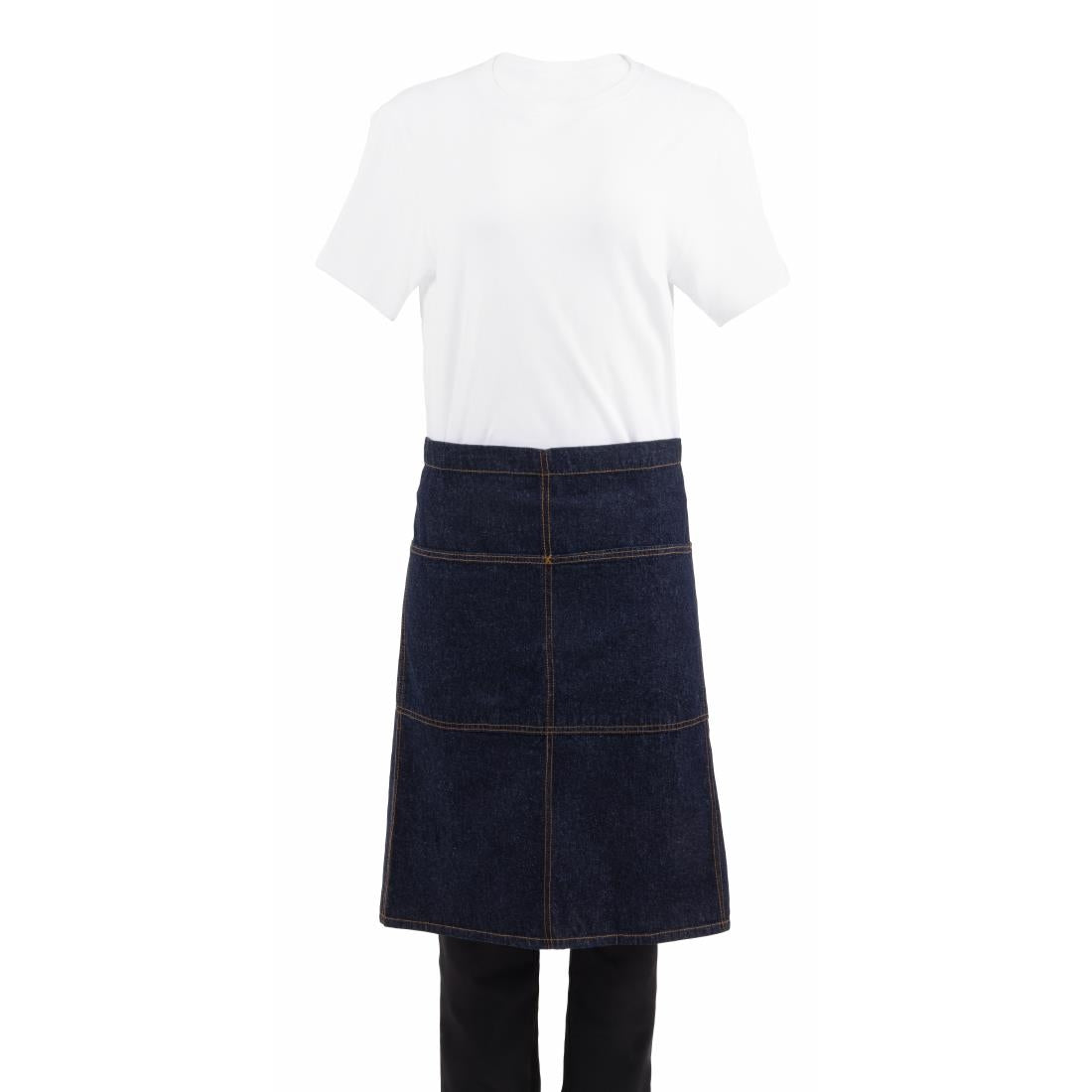 B345 Chef Works Urban Memphis standaard sloof indigo