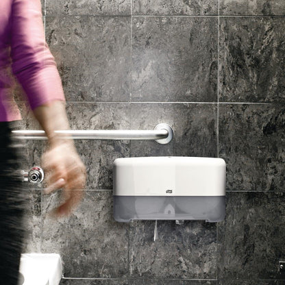 CT047 Tork dispenser voor dubbele toiletrol zonder koker