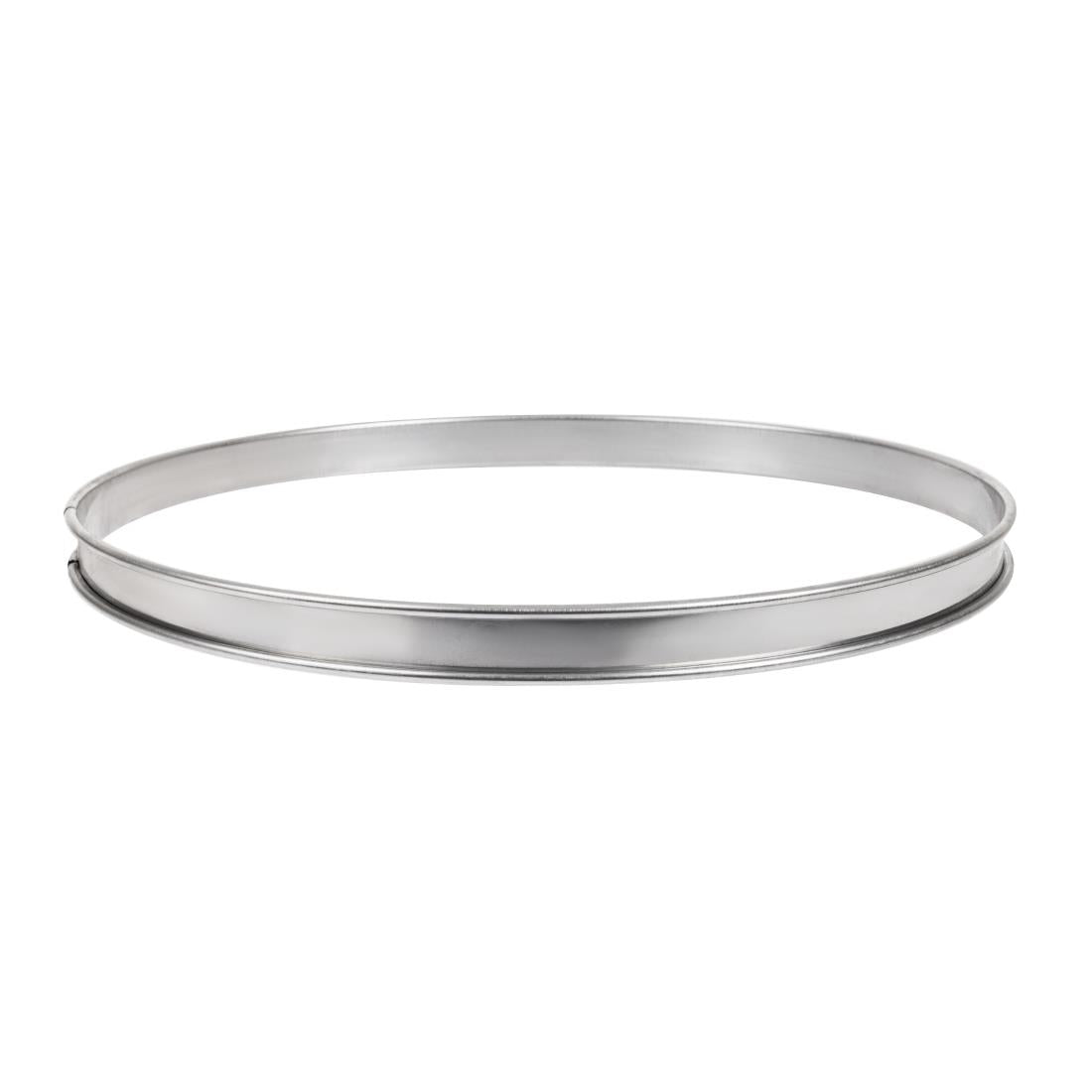DN962 Matfer Bourgeat platte RVS taartring glad 28cm