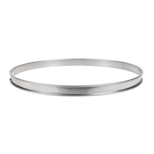 DN962 Matfer Bourgeat platte RVS taartring glad 28cm