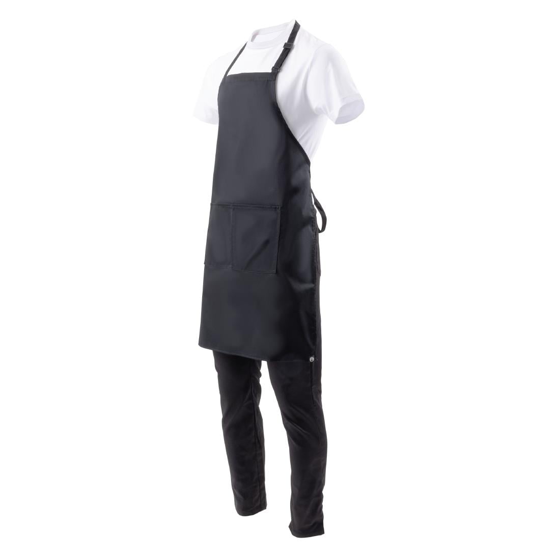 A924 Chef Works halterschort zwart