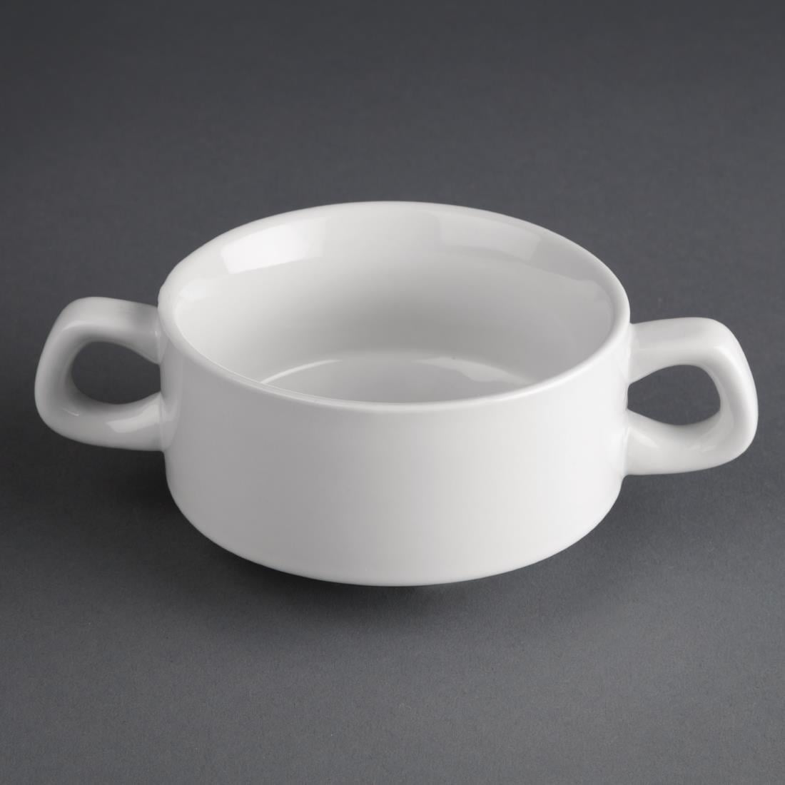CF369 Olympia Athena Stapelbare Soepkommen 160mm 290ml (12 Stuks)