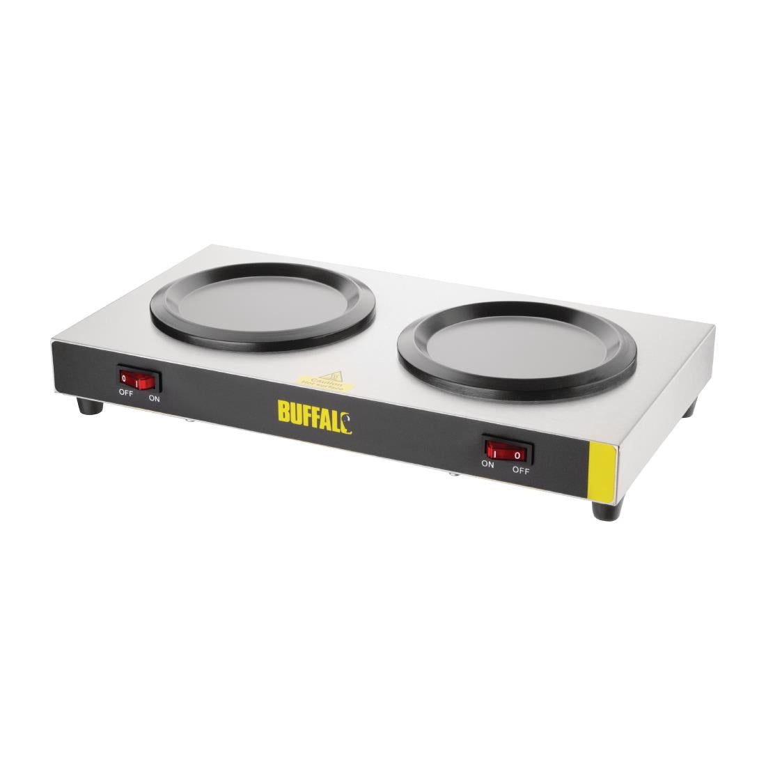 L413 Buffalo dubbele koffiekan warmhoudplaat
