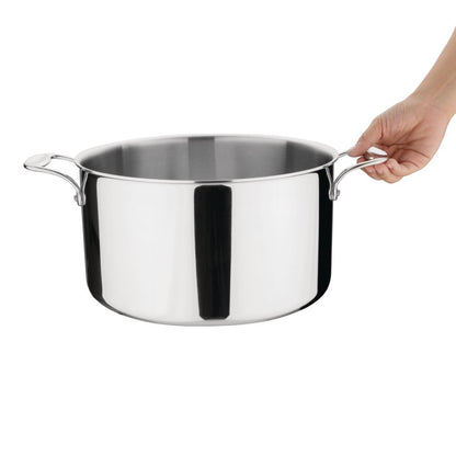 Y256 Vogue Triwall inductie kookpan 28cm 9,5Ltr