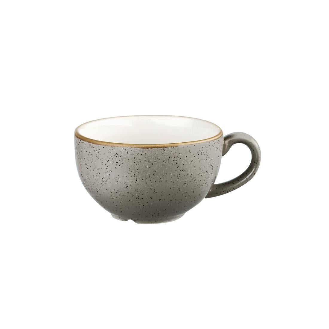DK565 Churchill Stonecast Grey Cappuccino  cappuccino kopje 34 cl 12