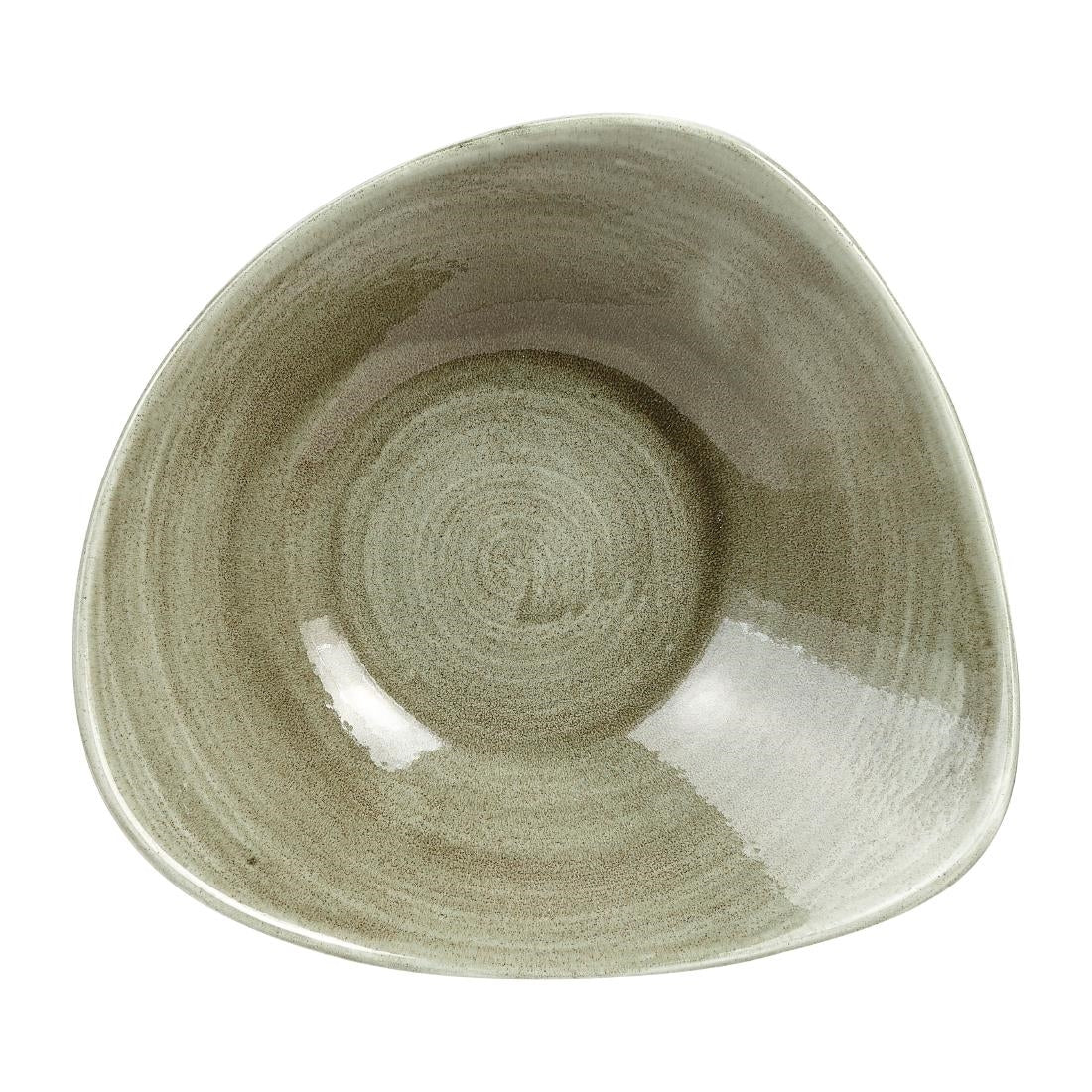 HC815 Churchill Stonecast Patina Burnished Green Lotus Kom 23.5cm (12 stuks)