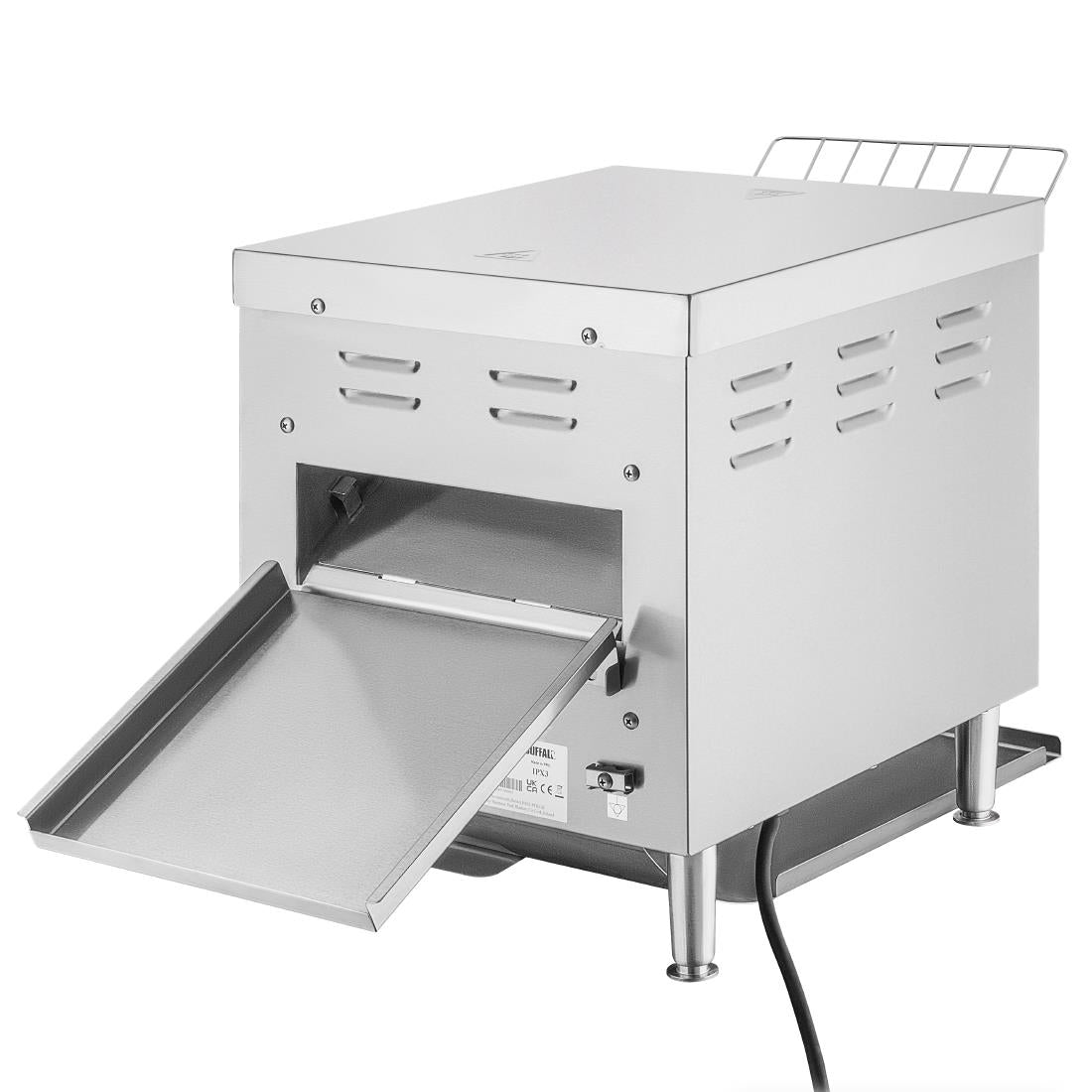 CU628 Buffalo Dubbel Plak Transportband Broodrooster