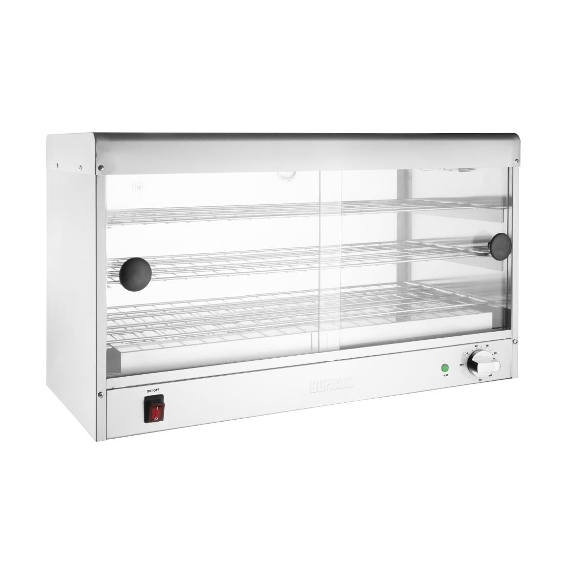 CJ559 Buffalo Economy warmhoudvitrine voor 60 producten