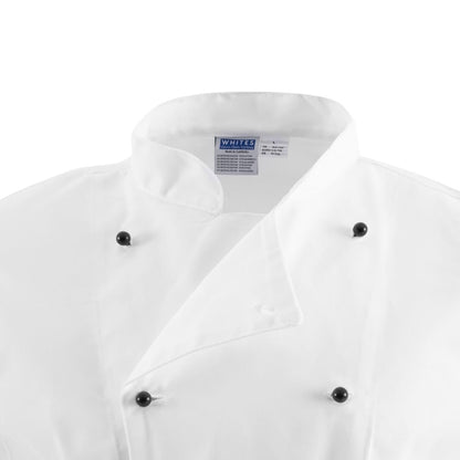DL711-L Whites Chicago unisex koksbuis korte mouw wit L