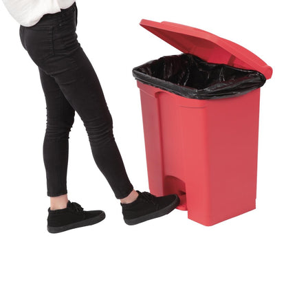 DC710 Jantex afvalemmer rood 65Ltr