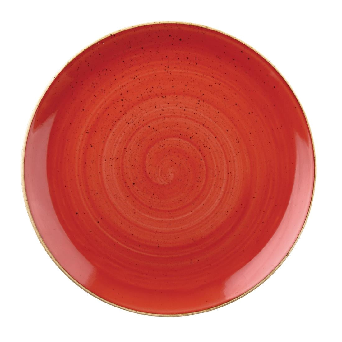 DB062 Churchill Stonecast Berry Red Evolve Coupe Bord 22cm (12 stuks)