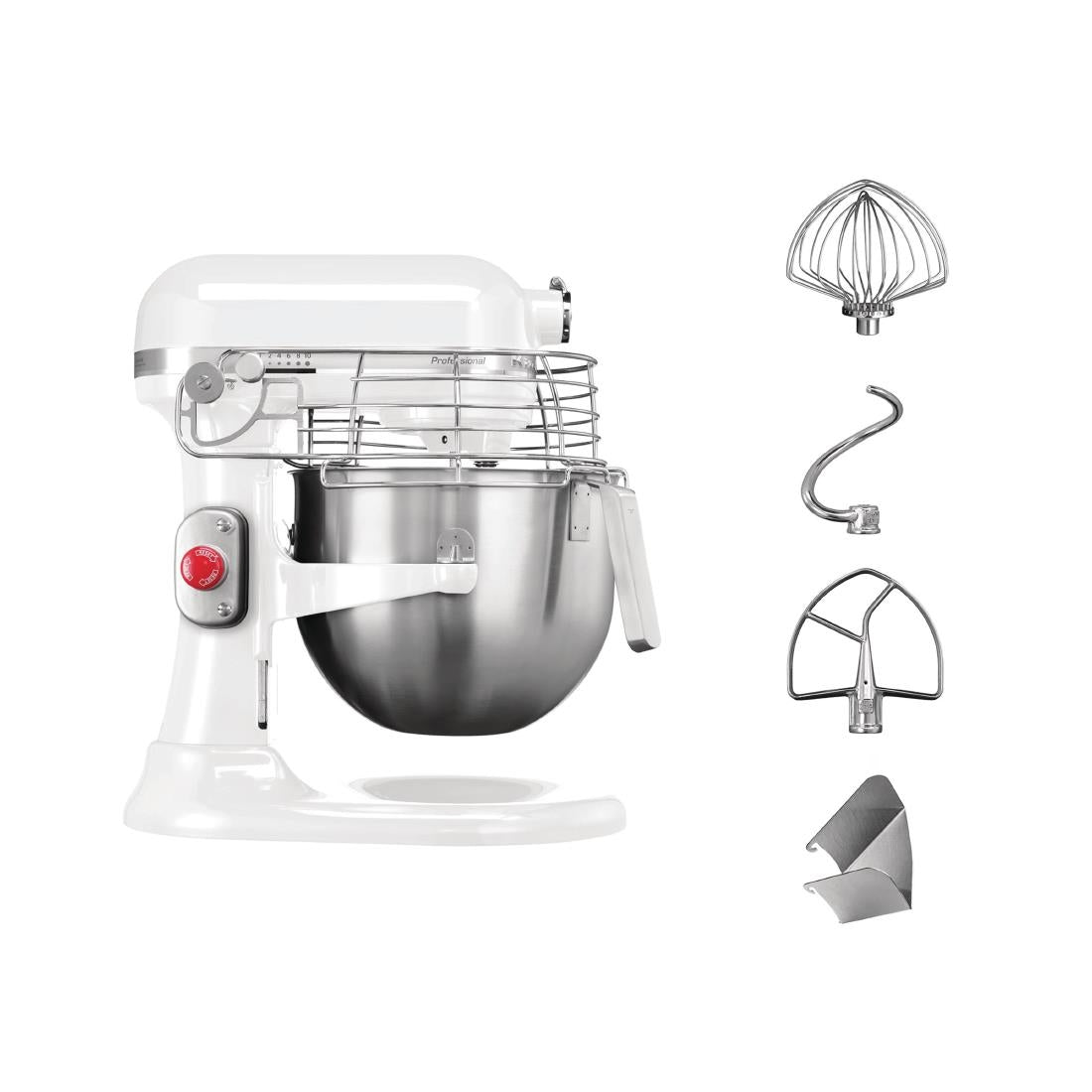 CB575 KitchenAid professionele mixer wit 6,9Ltr 5KSM7990XEWH