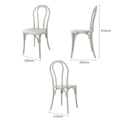 HW288 Bolero Soho Bentwood Stijl Harsstoelen Limewash (4 Stuks)
