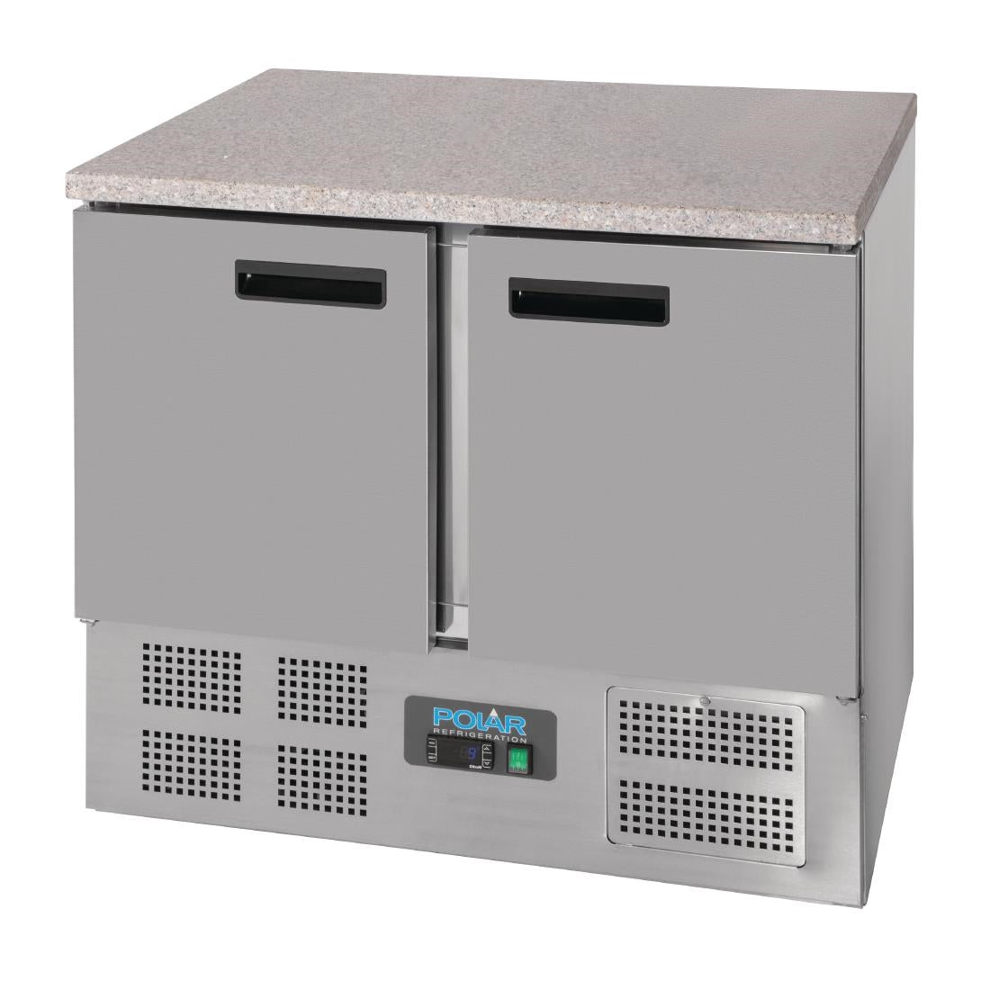 CL108 Polar G-serie koelwerkbank met marmeren werkblad 240Ltr