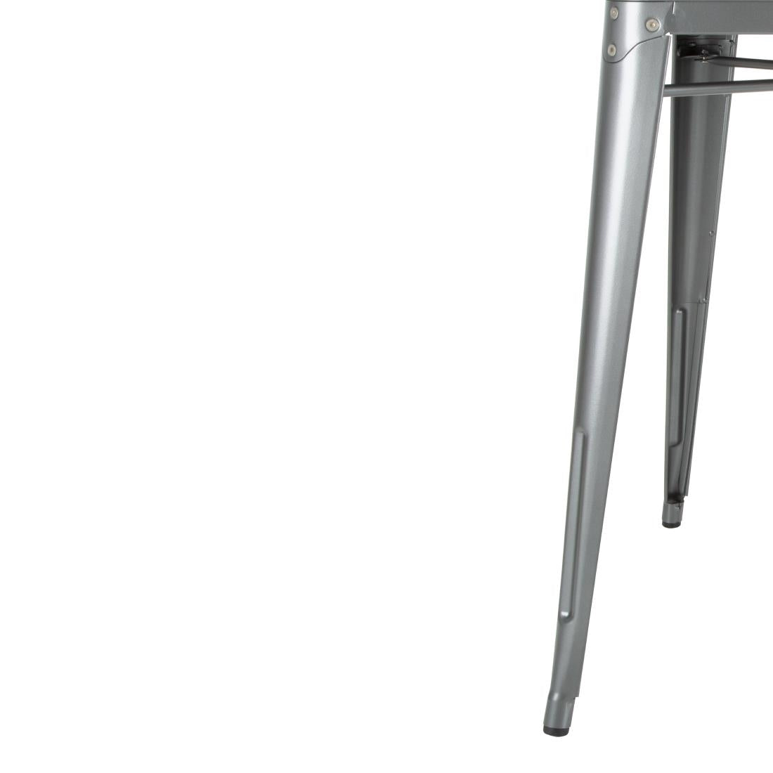 DM904 Bolero Bistro vierkante tafel grijs 66cm