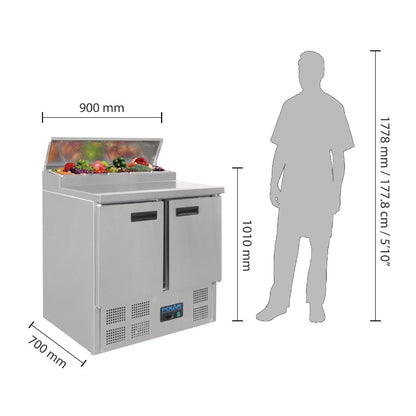 G604 Polar G-serie gekoelde saladette 254L
