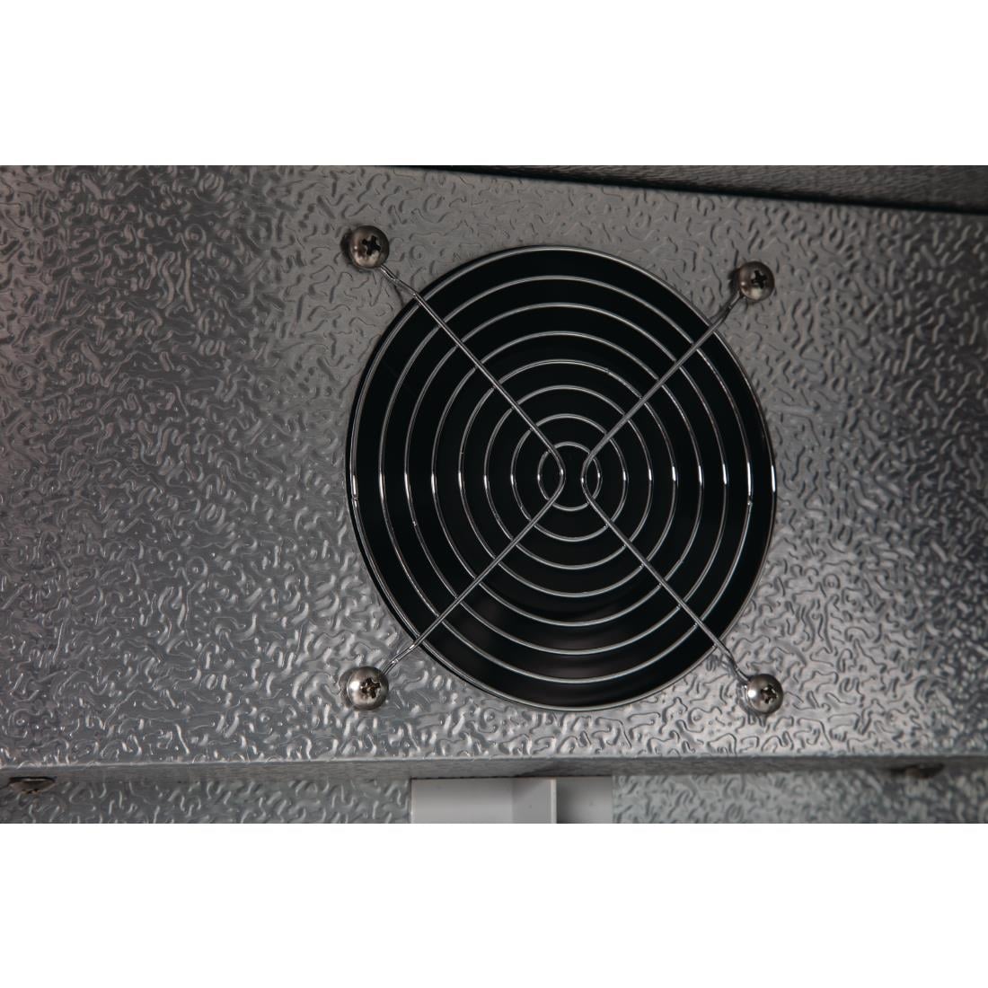 GL015 Polar G-serie 900mm barkoeling enkele deur 138L zwart