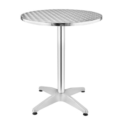 U426 Bolero ronde RVS tafel 80cm