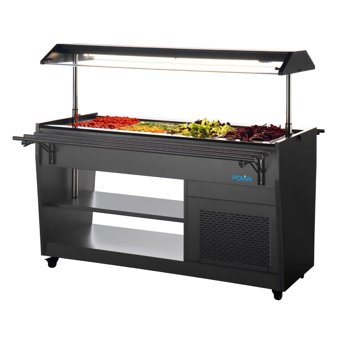 PG007 Polar G-Serie Gekoelde Buffetbar Zwart