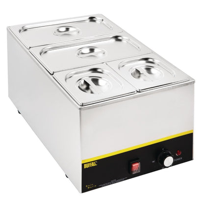 SA249 Vogue RVS Gastronorm Bakken Set 2x 1/3 2x 1/6 Met Deksels