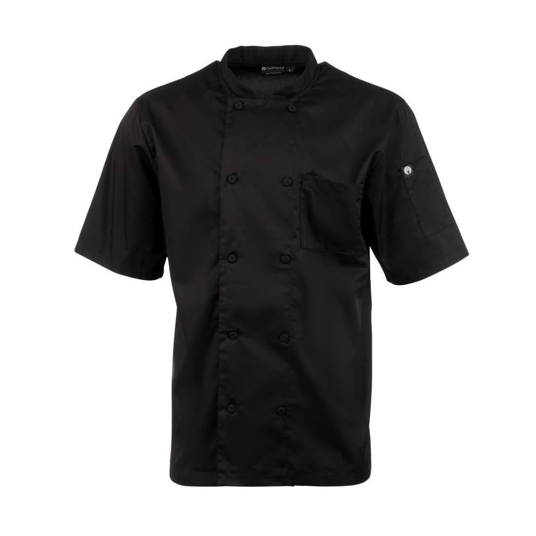 B054-XS Chef Works Montreal Cool Vent koksbuis zwart XS