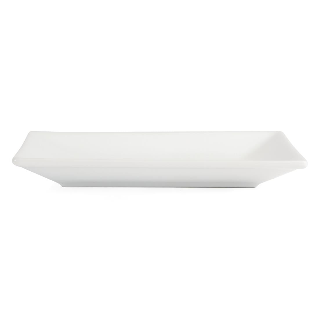 CC893 Olympia Whiteware rechthoekige serveerschalen 20x13cm (6 stuks)