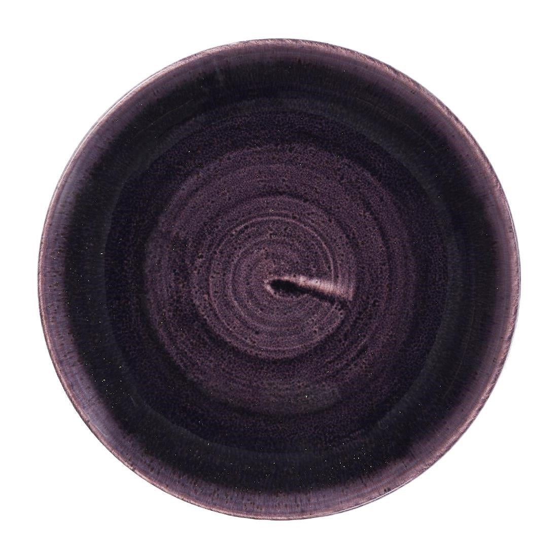 DX061 Churchill Stonecast Patina Cobalt Deep Purple Evolve Coupe Bord 16.5cm (12 stuks)