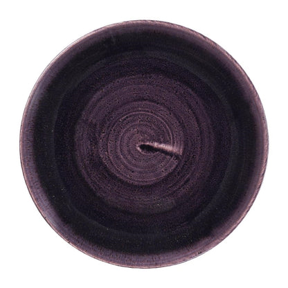 DX061 Churchill Stonecast Patina Cobalt Deep Purple Evolve Coupe Bord 16.5cm (12 stuks)